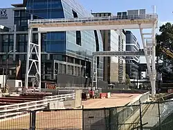 Melbourne Metro Tunnel Parkville station construction site 2019