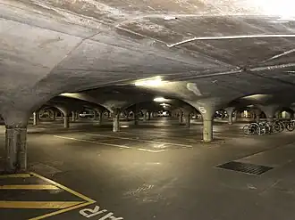 2017 award, South Lawn Car Park, University of Melbourne, built 1972