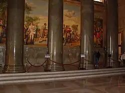 Washington Laying the Cornerstone (1952–1955), by Allyn Cox, George Washington Masonic National Memorial