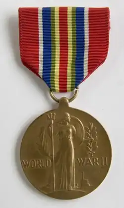 Merchant Marine World War II Victory Medal obverse