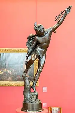 Mercury Fastening his Sandals After Killing Argos, 1827, The Louvre