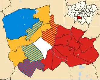 Merton 2022 results map