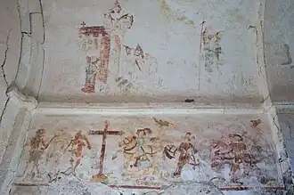 The fresco in the chapel of Vieux-Astre&nbsp;[fr] (Meuse).