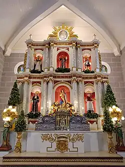 Reconstructed neoclassic retablo mayor interpreted by Ar. Roy John de Guzman