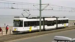 BN tram at Middelkerke