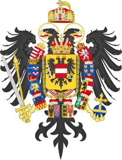 Coat of arms from 1804 to 1806 under Francis II