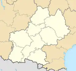 Saverdun is located in Midi-Pyrénées