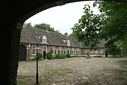 Outer bailey from its main gate