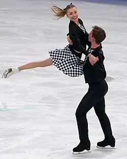 Milla Ruud Reitan and Nikolaj Majorov at the 2024 World Championships