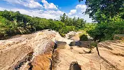 Unique steps water falls at Kijomoro.