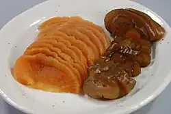 Miso pickled daikon and cucumber