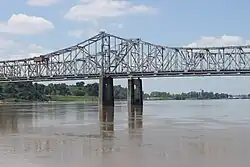 Natchez-Vidalia Bridge over Mississippi River