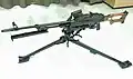 1975-produced Cugir machine gun on a tripod mount