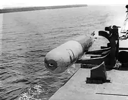 Mk 13 torpedo launch from PT boat in 1943