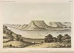 Heinrich Möllhausen (1825–1905), Canadian River Near Camp 38, 1855