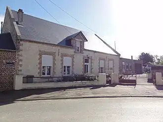 The town hall of Monceau-le-Waast