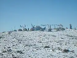 Shamanic temple on Chingeltei Uul, near Ulaanbaatar