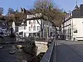 Monschau, hotel in the street