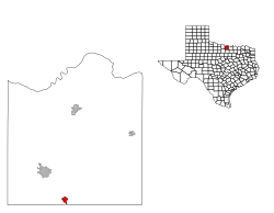 Location of Sunset, Texas