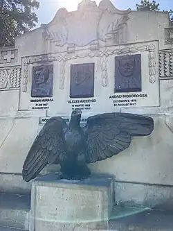 The new Monument Simeon Murafa, Alexei Mateevici and Andrei Hodorogea