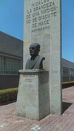 Monument to Javier Rojo Gómez in Pachuca, Hidalgo
