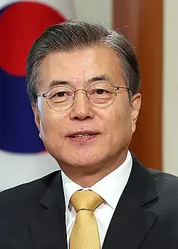 12th: Moon Jae-in 19th term (served: 2017–2022)