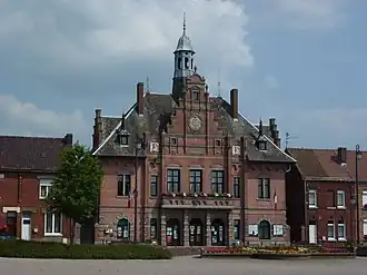 The town hall in Mortagne-du-Nord