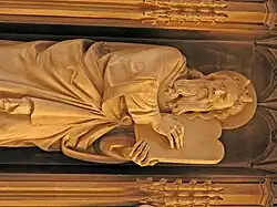 Statue of Moses - part of the reredos in New College Chapel, Oxford