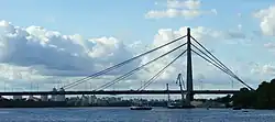 Pivnichnyi Bridge – the key transportation link connecting Desnianskyi District with the rest of the city on west bank of the Dnieper