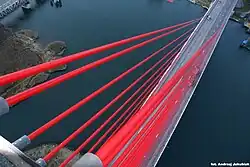 View from the top of the pylons