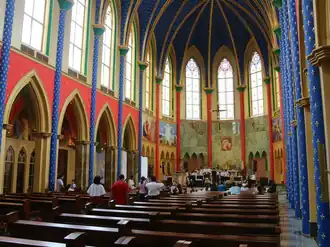 Inside of the Mother of Good Counsel Church
