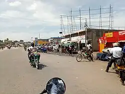 Motorcyclists in Arua Town