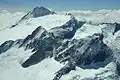 Mount Avalanche in front of Mount Aspiring