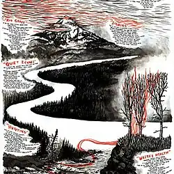 Zoomed in version of the poster that came with the album.