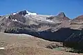 Mount McArthur (left), McArthur Glacier and Isolated Peak (right)