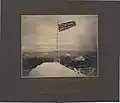 British flag on Mt. Roberts in 1901