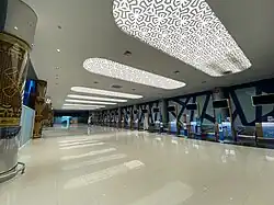 Terminal A check-in area