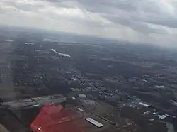 Aerial view of central Mt. Orab