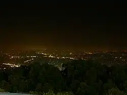 View of Melbourne from the summit of Mount Dandenong