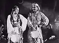 With Sunita Devi in 1937 film Prem Kahani