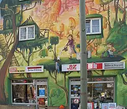 A mural by CitéCréation in the Sonnenallee Street in Neukölln
