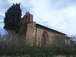 The south side of the Chapel of Saint-Amans of Estantens