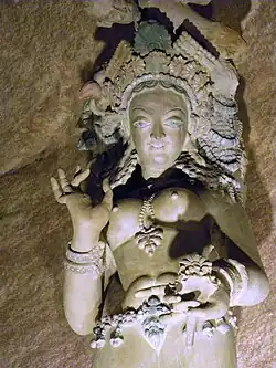 Buddhist Devata statue from Hund, 6–7th century AD. Museum of Oriental Art (Turin)