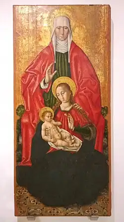 Virgin and Child with Saint Anne (1500) by Pere Terrencs
