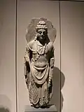 Standing bodhisattva. Gandhāra, 2nd–3rd century