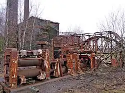 Musgrave engine house and chimney