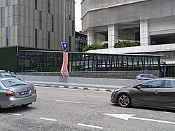 Entrance A on the south side of Jalan Damansara