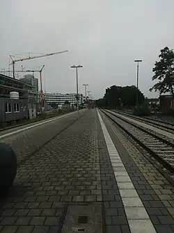 View from track 3 towards Leipziger Platz