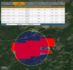 Extensive fire in the 51st arsenal near Barsovo on 22 April 2025