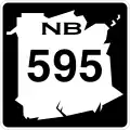 Route&nbsp;595 marker